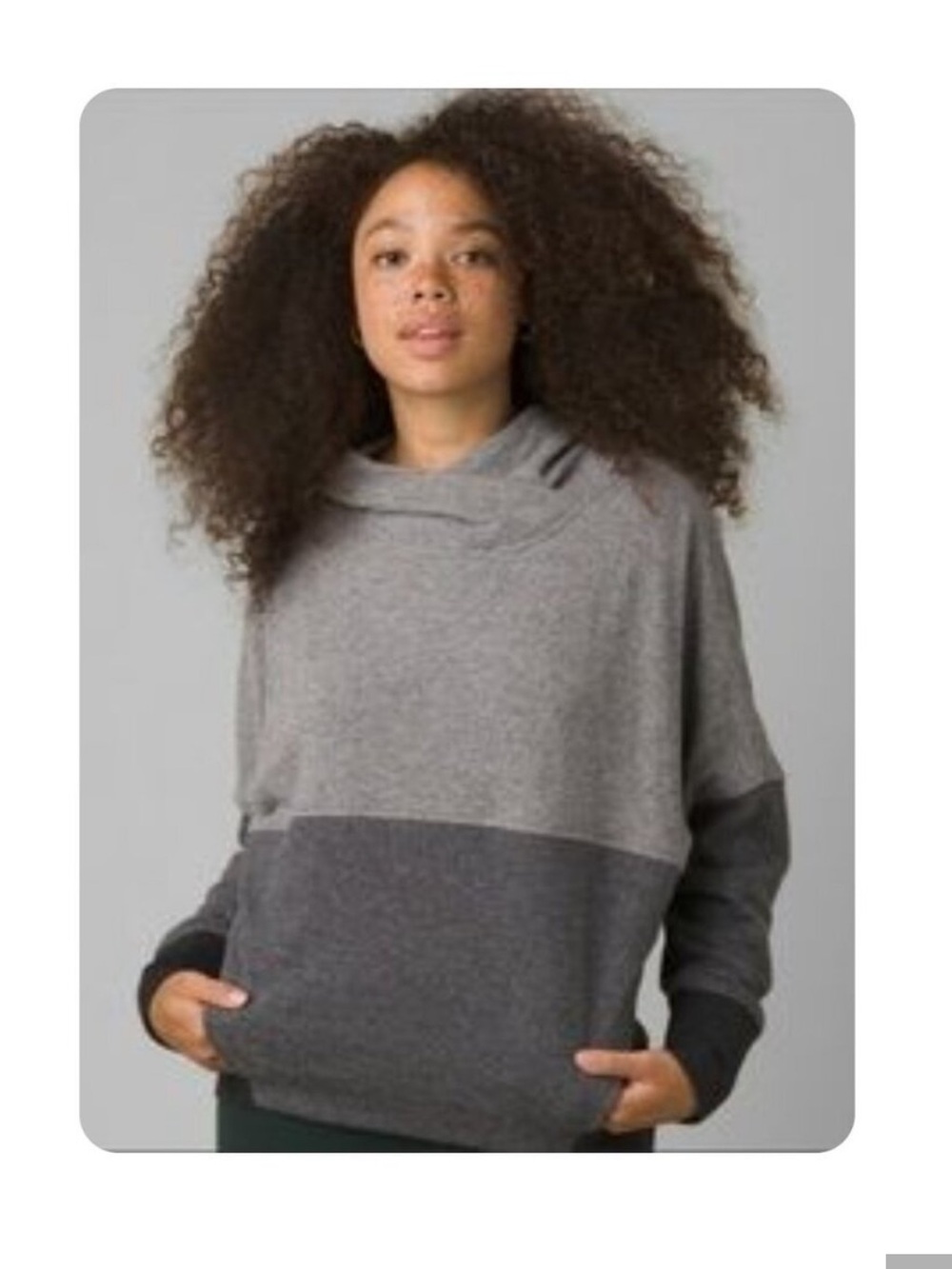 prAna Paskal Colorblock Hooded Sweater — Size M 🧣